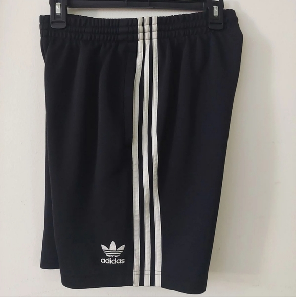 ADIDAS ORIGINALS MENS 3 STRIPE ATHLETIC SHORTS - Picture 6 of 12